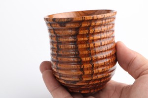 Design Slip wooden Wooden Japanese Yunomi Tea Cup Leap