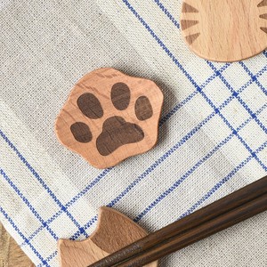 Cat Cutlery Chopstick Rest Pad [Made in Indonesia/Western-style tableware]