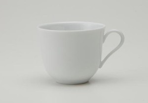 深山(miyama.) plue(プルー) 11cmコーヒーカップ 白磁 裏印なし[日本製/美濃焼/洋食器]