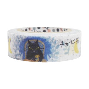 シール堂 日本製 マスキングテープ 猫の事務所2 宮沢賢治