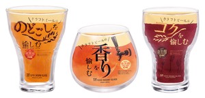 《日本製》ビヤーグラスセット (のどごし)(香り)(コク)【ビールグラス】【酒】