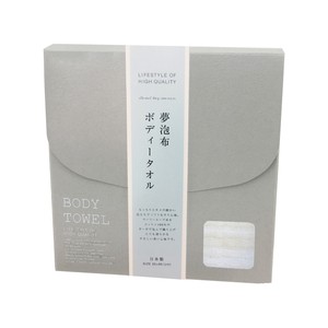 ■T-BOXボディタオル■夢泡布ボディータオル　【日本製】