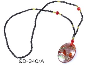Glass Necklace/Pendant Necklace M 2-colors