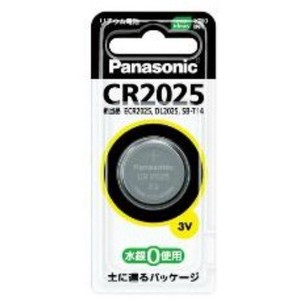 パナソニック　CR2025P　リチウムコイン電池 【 乾電池 】
