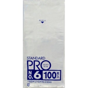 日本サニパック　L06　規格袋LL0．03／6号　透明 【 ポリ袋・レジ袋 】