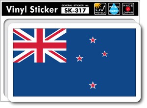 SK-317/国旗ステッカー ニュージーランド（NEW ZEALAND)