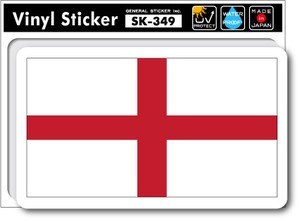 SK-349/国旗ステッカー イングランド（ENGLAND)