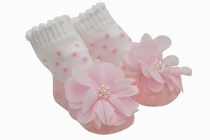 婴儿袜子 珍珠 日本制造