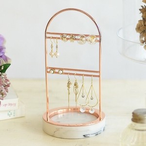 ≪セール品30％割引≫レディースアイテム【Desktop Collection】ピアススタンド　ピンクゴールド