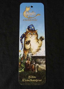 【 セブリーヌ ☆ フランス製 ブックマーク 】 F?lin l'enchanteur 猫 キャット しおり ブックマーカー