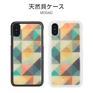 【iPhone XS/X】【天然貝】 Mosaic（モザイク）