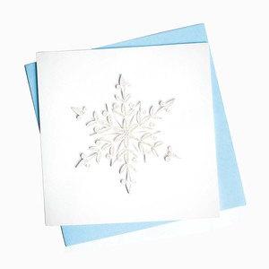 グリーティングカード Snowflake HD606 お祝い　プレゼント　ギフト