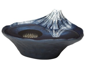 Mt Fuji - vase blue