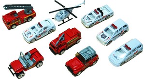 ミニカー緊急車シリーズ 2 アソート9種類