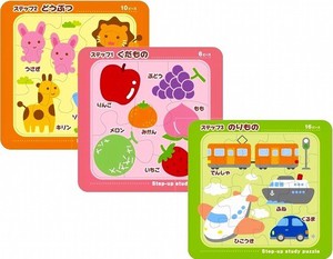 Puzzle Animals Vehicles Fruits 3-types