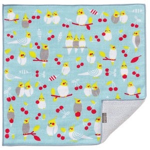 Parakeet Cherry Imabari Handkerchief Handkerchief Petit Gift