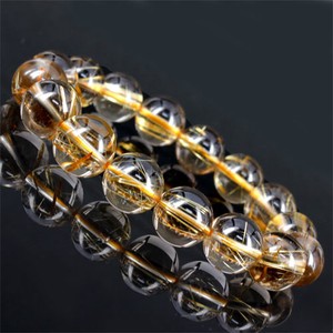 天然金紅石/发晶手链 能量石 手链 13mm