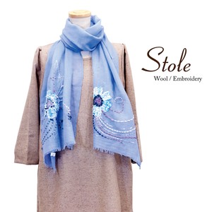 Stole Stitch Embroidered Thin Stole