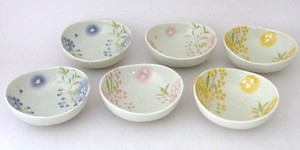 Side Dish Bowl 6-pcs 3-colors Made in Japan