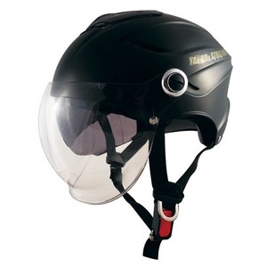 インナーバイザー、シールド付ハーフ型ヘルメット STR-W BT ハーフマッドブラック FREE(58-59cm) 51188
