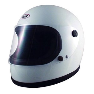 TNK工業 スピードピット ヴィンテージスタイル フルフェイスヘルメット B60 フリーサイズ ホワイト 51178