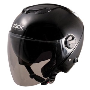 TNK工業 スピードピット ZJ-3 ZACKジェットヘルメット ブラック (58-60未満) 50968