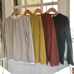 T-shirt Pullover Natural Made in Japan Autumn/Winter