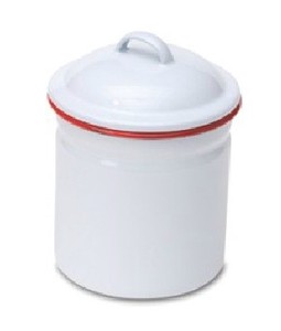 Enamel Storage Jar/Bag