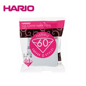 【ハリオ】V60ペーパーフィルターW 100枚 (01W,02W,03W)/個包装