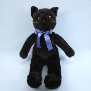 Animal/Fish Plushie/Doll Cat black Moony Plushie Made in Japan