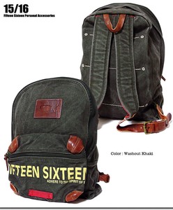 Backpack Canvas Genuine Leather