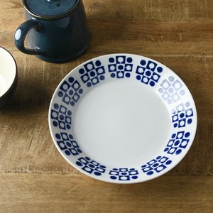 Blue Pattern 20 Plate Block MINO Ware