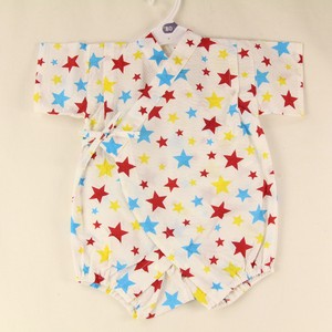 儿童浴衣/甚平 新图案 凹凸纹 立即发货 星星图案 日本制造