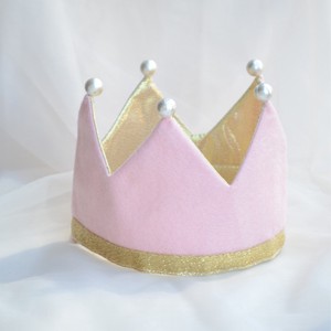 婴儿服装/配饰 两面 粉色 皇冠