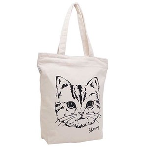 Canvas Tote Face cat