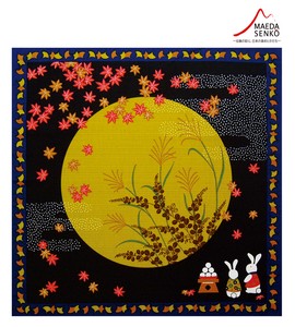 "Furoshiki" Japanese Traditional Wrapping Cloth The Moon Viewing 9