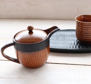 日式茶壶 木制