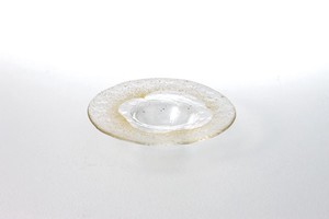 《日本製》オービット　リム付ボール176(金箔付き)【ガラス 皿】【ガラス プレート】