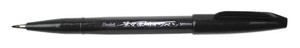 ぺんてる 筆タッチサインペン ブラック SES15C-A 00018505