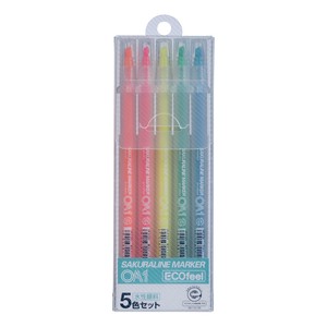 Marker Pens/Highlighters 5 color set