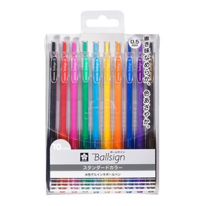 Ballpoint Pen Sakura Craypas 10-color sets