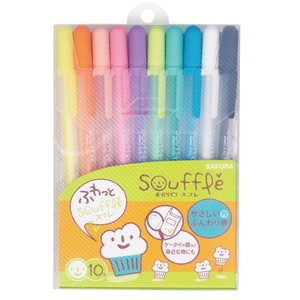 Ballpoint Pen Sakura Craypas 10-color sets