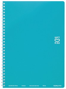 Notebook Light Blue Soft Ring Note KOKUYO 6mm Ruled Line 6-go