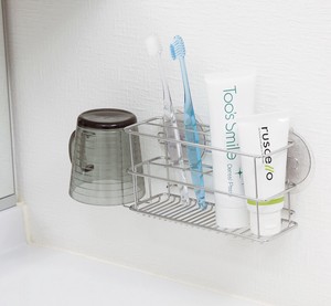 Stainless Toothbrush Holder (Suction)