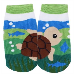 Fashion Sea Turtle Kids Socks Aqua Friends