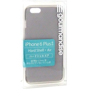 特価商品【iPhone6】iPhone6Plus対応／ハードシェルエア（スモーク）/スマホケース