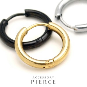 Pierced Earring Gold Post Stainless Steel Stainless