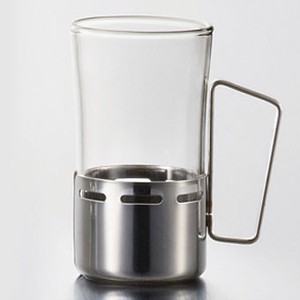 耐熱ホルダーマグカップ【耐熱ガラス】【ホット】【コーヒー】【紅茶】【お茶】
