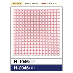 花ふきんH-1046 朝顔（白）