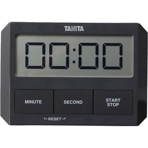 タニタ(TANITA) 〈タイマー〉ガラスにつくタイマー TD-409-BK(ブラック)